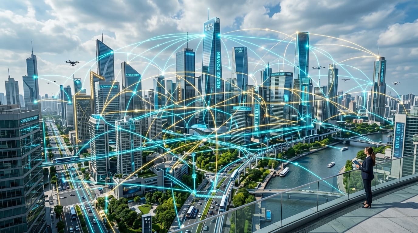 High-Tech City Background
